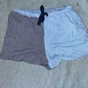 Urban striped plaid shorts